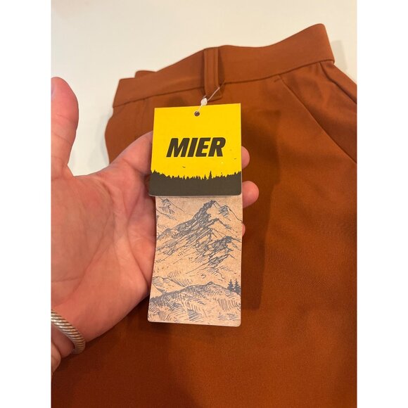 Mier Mens Rust Brown Pants With Tags - Picture 3 of 8